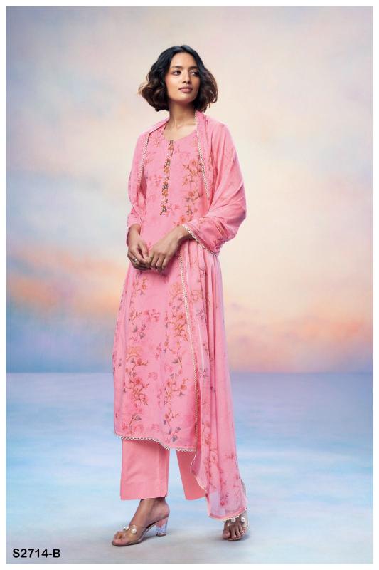 Ganga DHITYA 2714 Dress Materials Wholesale catalog