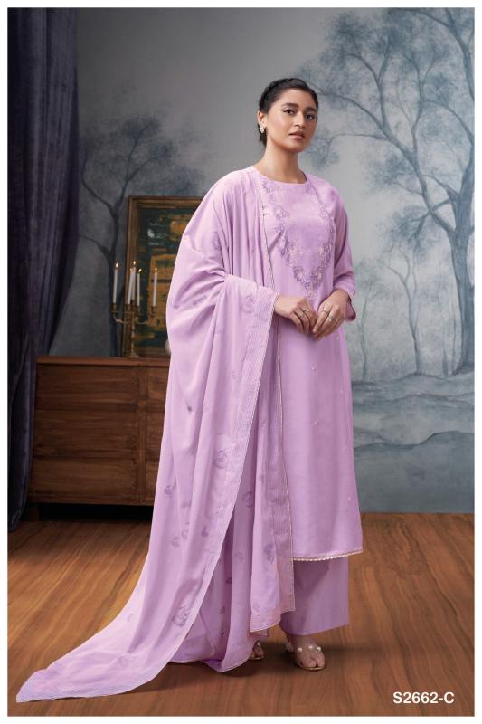GANGA DITYAA 2662 Dress Materials Wholesale catalog