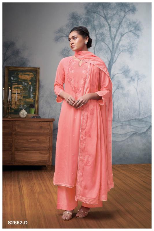 GANGA DITYAA 2662 Dress Materials Wholesale catalog