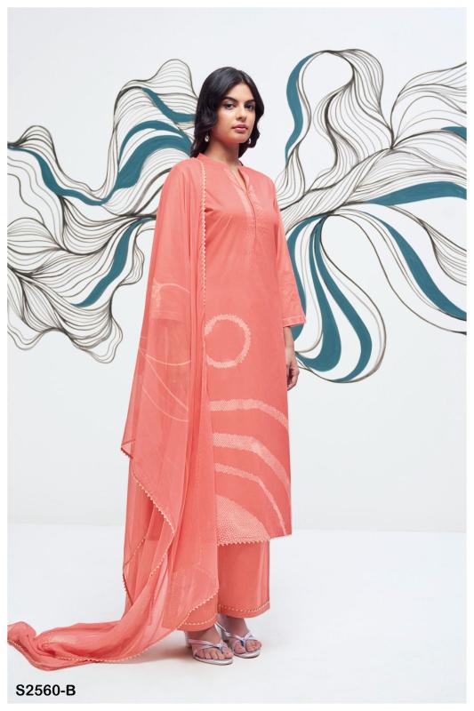 Ganga EMMELINE 2560 Dress Materials Wholesale catalog