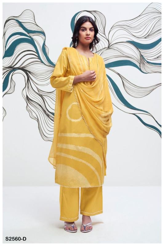 Ganga EMMELINE 2560 Dress Materials Wholesale catalog