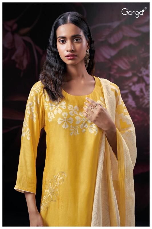 Ganga HUVISHKA 2535 Dress Materials Wholesale catalog
