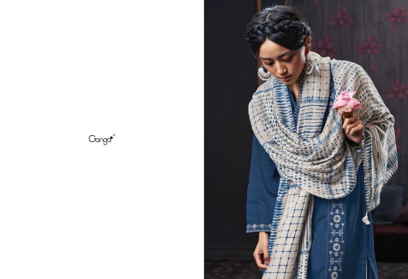 Ganga IZARA Dress Materials Wholesale catalog
