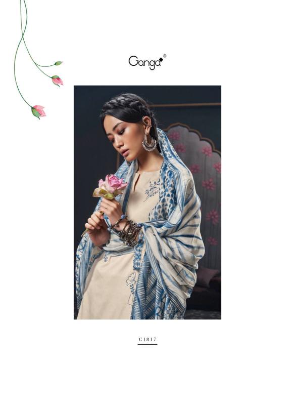 Ganga IZARA Dress Materials Wholesale catalog