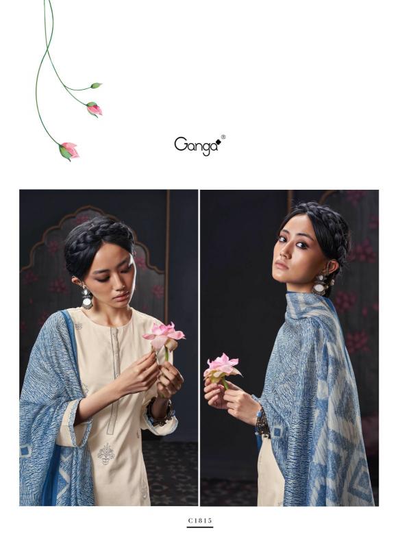 Ganga IZARA Dress Materials Wholesale catalog