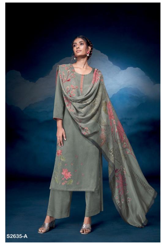GANGA JAYLANI 2635 Dress Materials Wholesale catalog