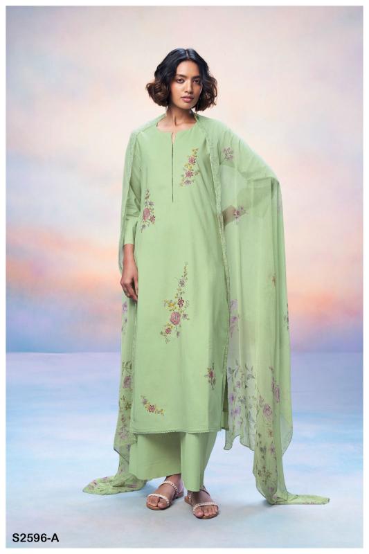 GANGA NUHAA 2596 Dress Materials Wholesale catalog