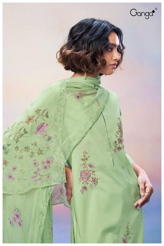 GANGA NUHAA 2596 Dress Materials Wholesale catalog