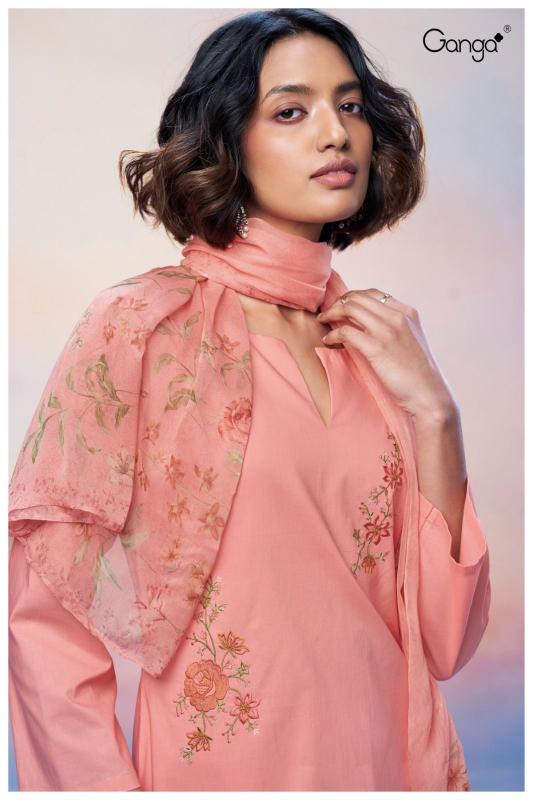 GANGA NUHAA 2596 Dress Materials Wholesale catalog