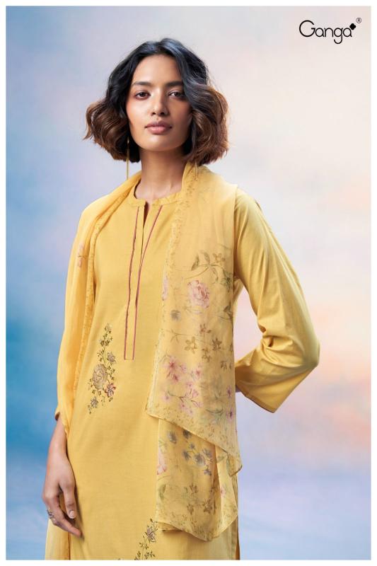 GANGA NUHAA 2596 Dress Materials Wholesale catalog