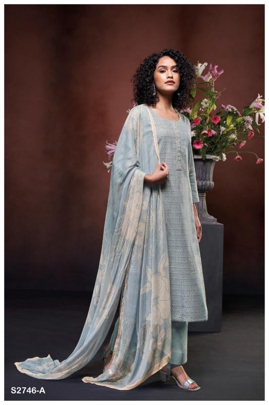 GANGA REMY 2746 Dress Materials Wholesale catalog