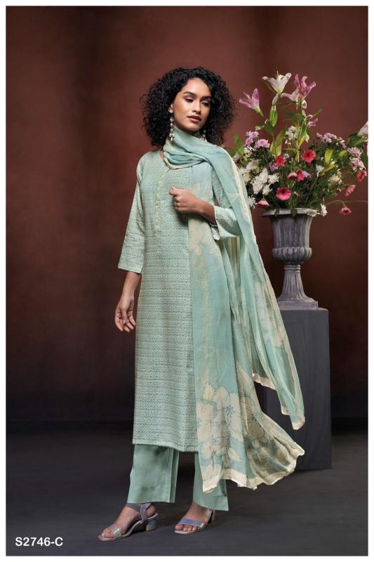 GANGA REMY 2746 Dress Materials Wholesale catalog