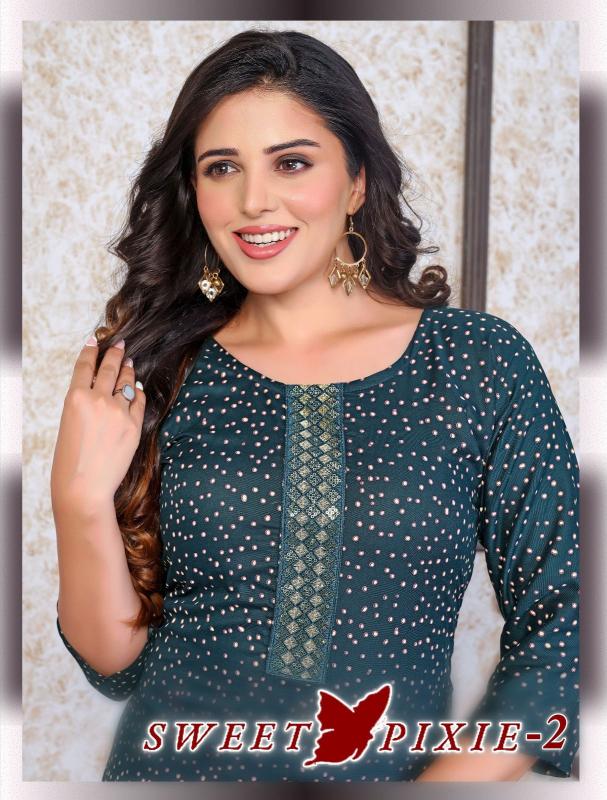 GOLDEN SWEET PIXIE-2 Kurti Wholesale catalog