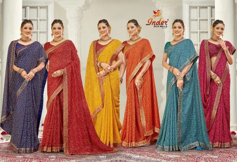 INDER SILK MILLS DIYA 6278 Saree Wholesale catalog