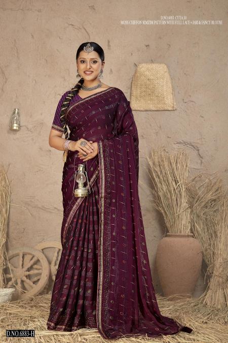 INDER SILK MILLS GOOGLE 6883 Saree Wholesale catalog
