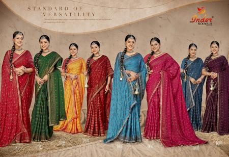 INDER SILK MILLS GOOGLE 6883 Saree Wholesale catalog
