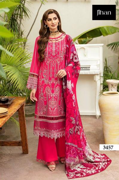 Jihan Riwayat Luxury Chiffon Dupatta Salwar Kameez Wholesale catalog