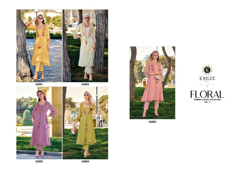 KAILEE FASHION Floral vol 2 Kurti Wholesale catalog