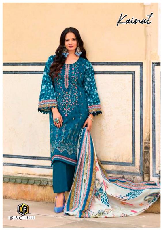 Keval Kainat Vol 13 Heavy Luxury Lawn Collection Dress Material Wholesale catalog