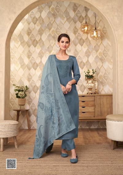 Lctm Leela Pehnawa Jam Satin Dress Material Wholesale catalog