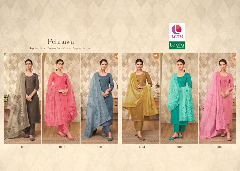 Lctm Leela Pehnawa Jam Satin Dress Material Wholesale catalog