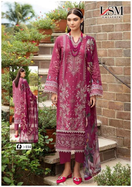 Lsm Firdous Queen Vol 11 Heavy Lawn Cotton Dress Material Wholesale catalog