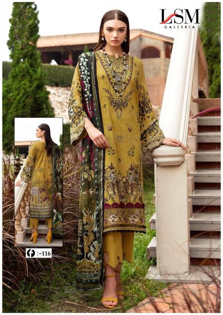 Lsm Firdous Queen Vol 11 Heavy Lawn Cotton Dress Material Wholesale catalog