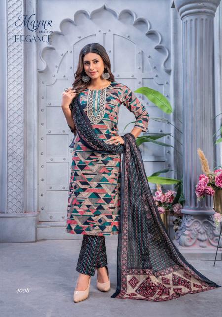 Mayur Elegance Vol-4 – Kurti Pant With Dupatta - Wholesale Catalog