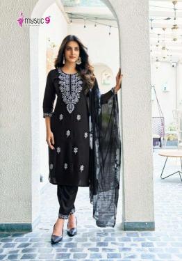 Mystic9 Karachi Vol 1 Kurti Wholesale catalog