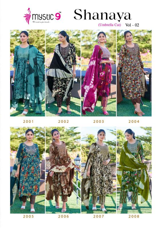 MYSTIC9 SHANAYA VOL 2 Kurti Wholesale catalog