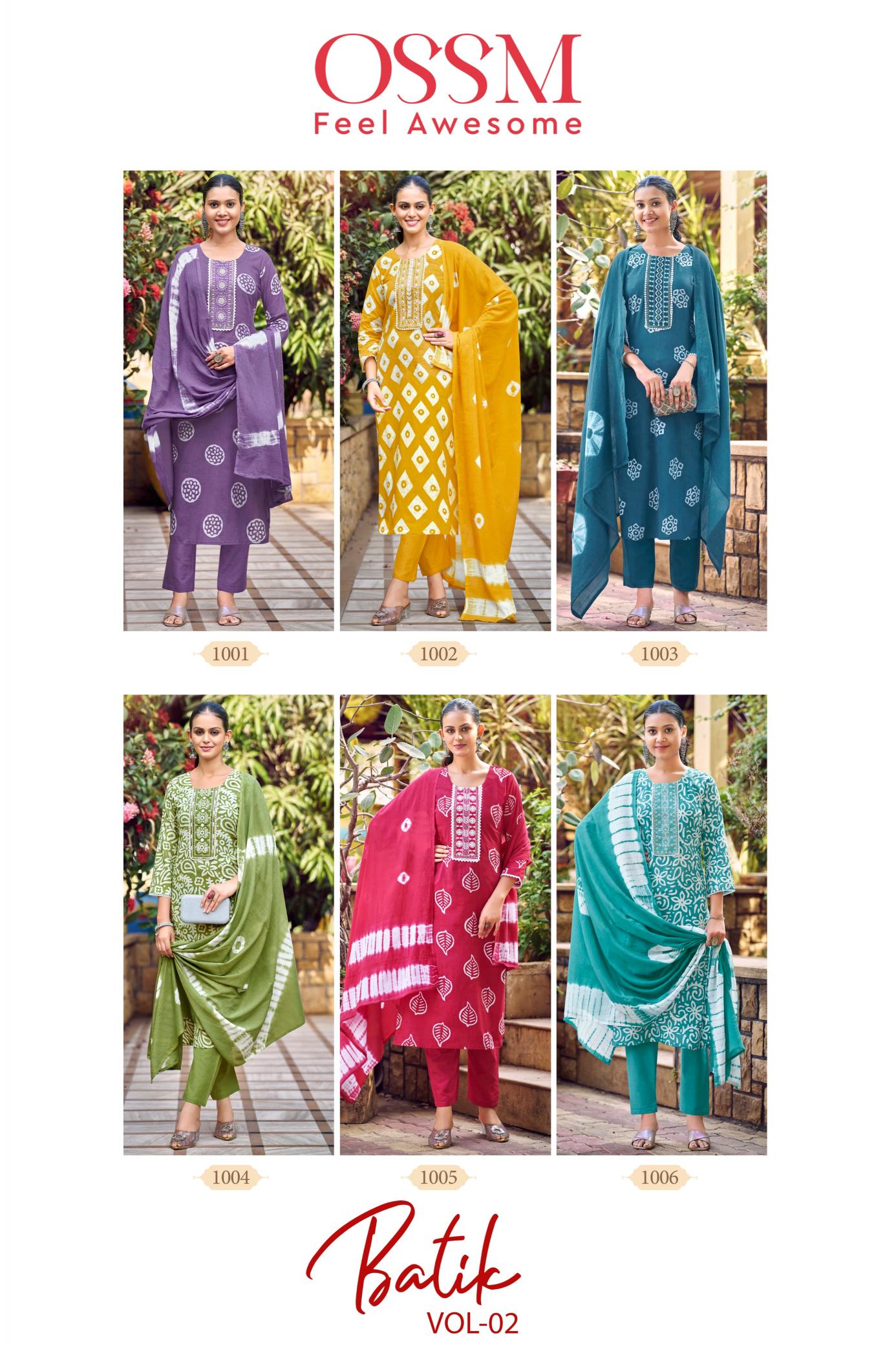 OSSM BATIK Vol 02 Kurti Wholesale catalog