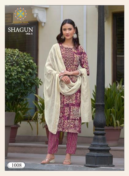 Passion Tree SHAGUN VOL-1 Kurti Wholesale catalog