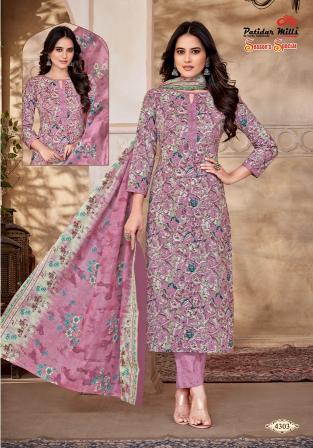 Patidar Season Special Vol 43 Cotton Printed Dress Material Wholesale cataloga