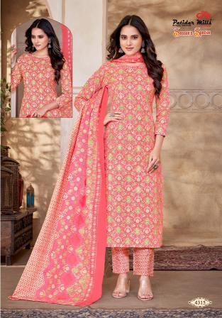 Patidar Season Special Vol 43 Cotton Printed Dress Material Wholesale cataloga