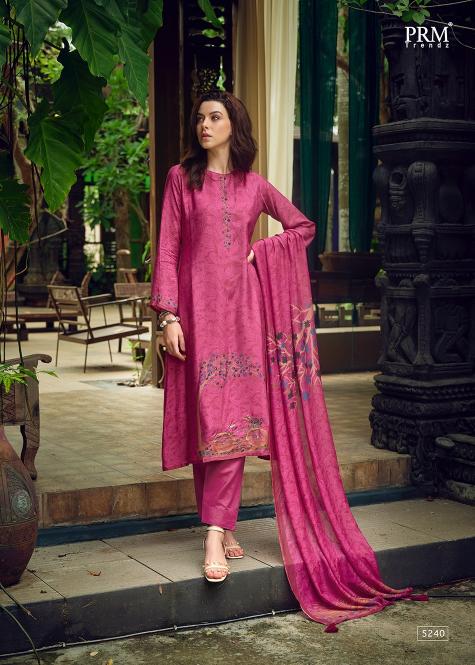 Prm Aaghosh Muslin Silk Designer Dress Material Wholesale catalog