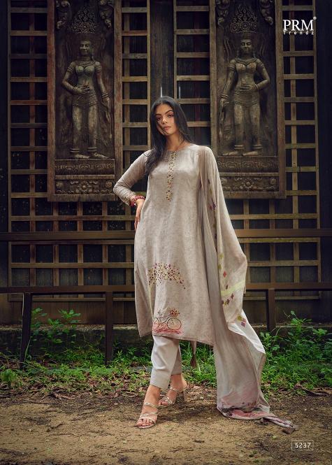 Prm Aaghosh Muslin Silk Designer Dress Material Wholesale catalog