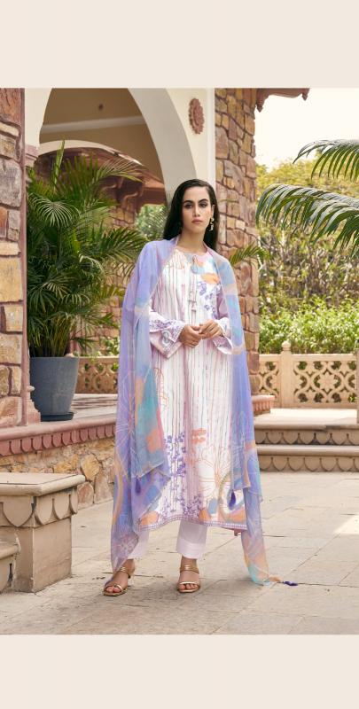 Prm Sunkissed Lawn Cotton Designer Dress Material Wholesale catalog