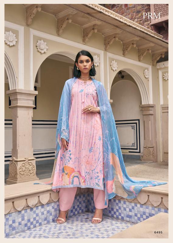 Prm Sunkissed Lawn Cotton Designer Dress Material Wholesale catalog