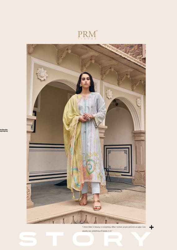 Prm Sunkissed Lawn Cotton Designer Dress Material Wholesale catalog