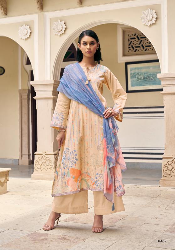 Prm Sunkissed Lawn Cotton Designer Dress Material Wholesale catalog