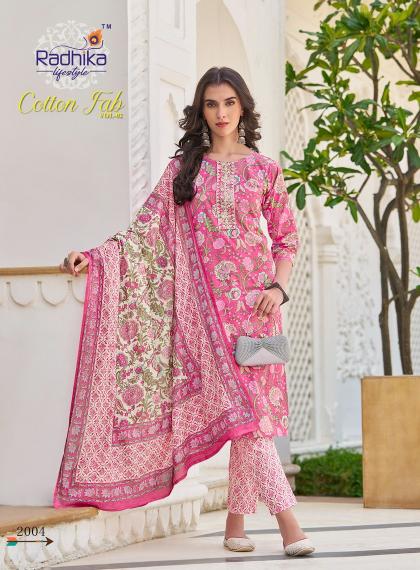 RADHIKA lifestyle COTTON FAB VOL 2 Kurti Wholesale catalog