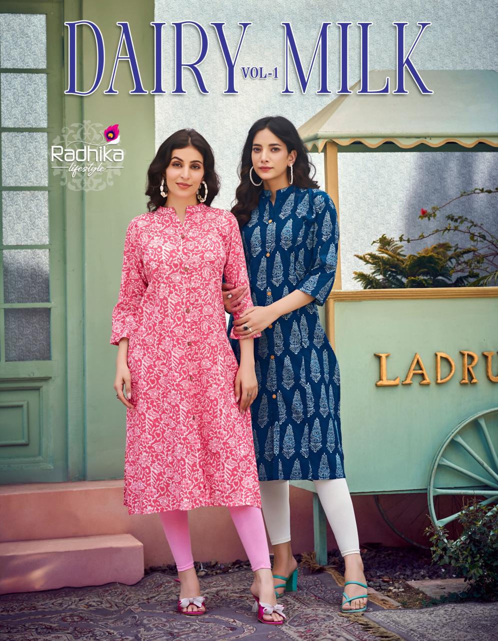 RADHIKA lifestyle DAIRY MILK VOL 1 Kurti Wholesale catalog