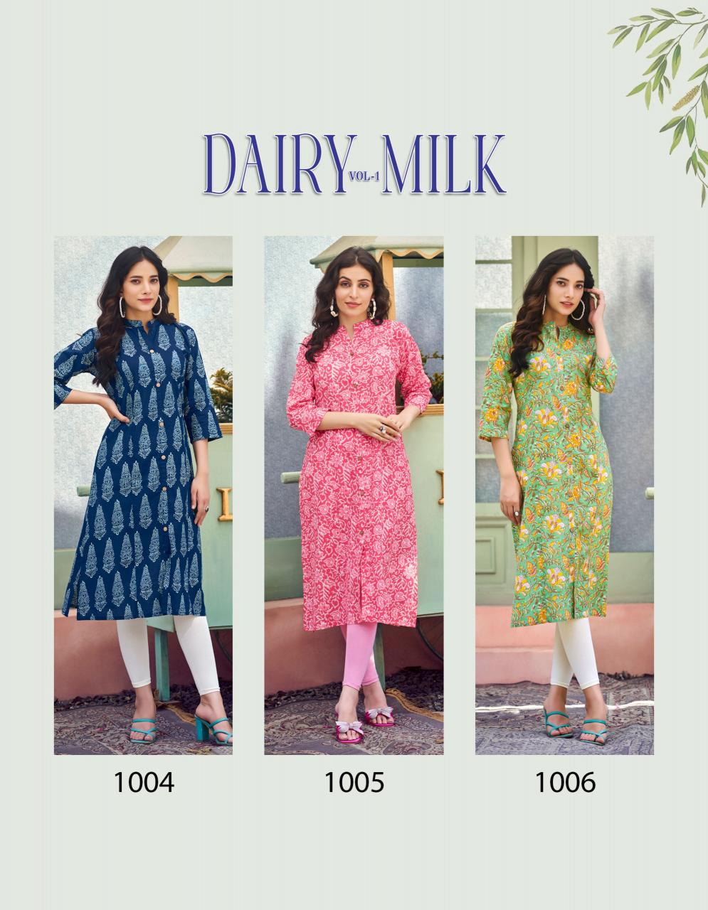 RADHIKA lifestyle DAIRY MILK VOL 1 Kurti Wholesale catalog