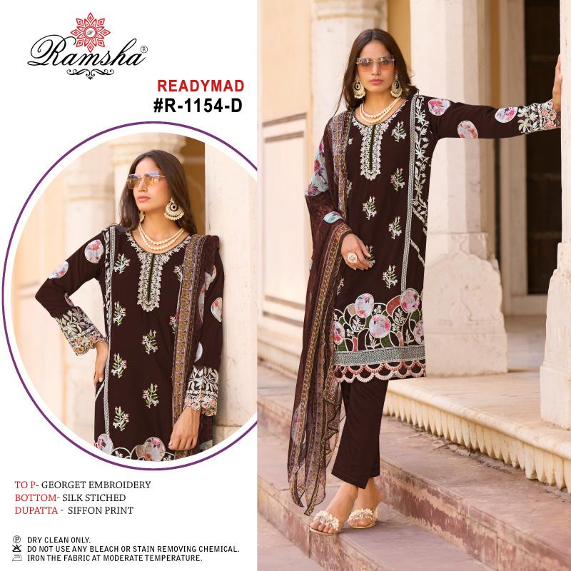 Ramsha R 1154 Nx Pakistani Suits Wholesale catalog