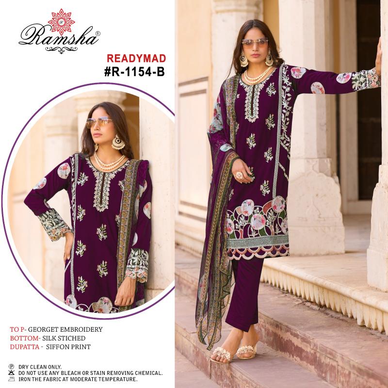 Ramsha R 1154 Nx Pakistani Suits Wholesale catalog