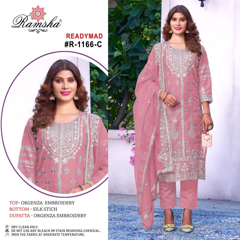 Ramsha R 1166 A To D Pakistani Suits Wholesale catalog
