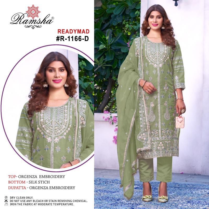 Ramsha R 1166 A To D Pakistani Suits Wholesale catalog
