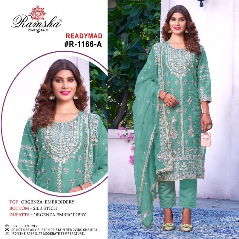 Ramsha R 1166 A To D Pakistani Suits Wholesale catalog