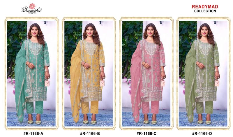 Ramsha R 1166 A To D Pakistani Suits Wholesale catalog