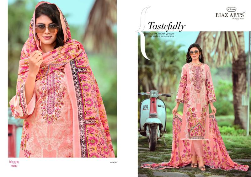 Riaz Arts Musafir Vol 9 Lawn Digital Printed Dress Material Wholesale catalog